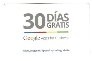Cupon de Descuento Google Apps